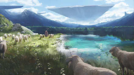 Sci Fi landscape HD Desktop Wallpaper | Background Image