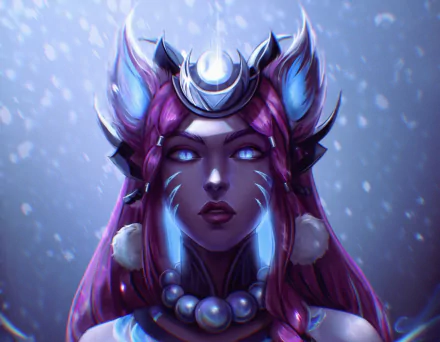  Snow Moon Ahri by Noctys