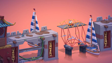 video game Poly Bridge 3 HD Desktop Wallpaper | Background Image