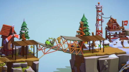 video game Poly Bridge 3 HD Desktop Wallpaper | Background Image