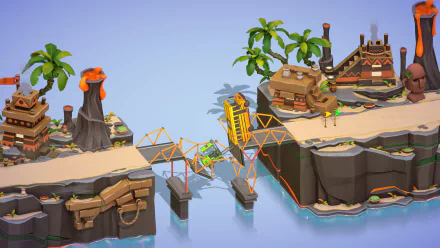 video game Poly Bridge 3 HD Desktop Wallpaper | Background Image