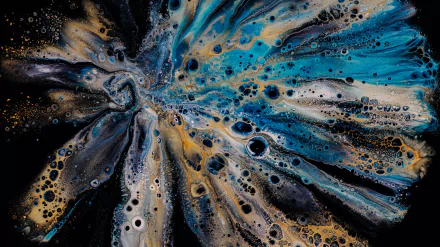 blue Abstract paint abstract blue HD Desktop Wallpaper | Background Image