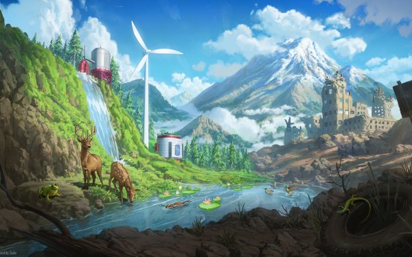 Video Game Terra Nil HD Wallpaper | Background Image