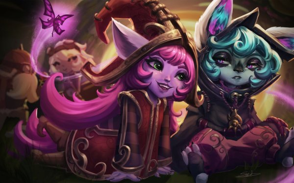 Video Game League Of Legends Lulu Vex HD Wallpaper | Background Image