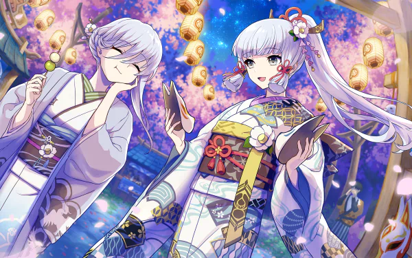  Kamisato Ayaka &amp; Kamisato Kayo by Pokira