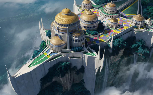 fantasy building HD Desktop Wallpaper | Background Image
