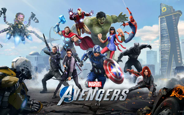 video game Marvel's Avengers HD Desktop Wallpaper | Background Image