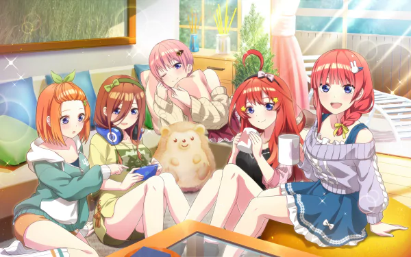 Itsuki Nakano Yotsuba Nakano Miku Nakano Nino Nakano Ichika Nakano Anime The Quintessential Quintuplets HD Desktop Wallpaper | Background Image