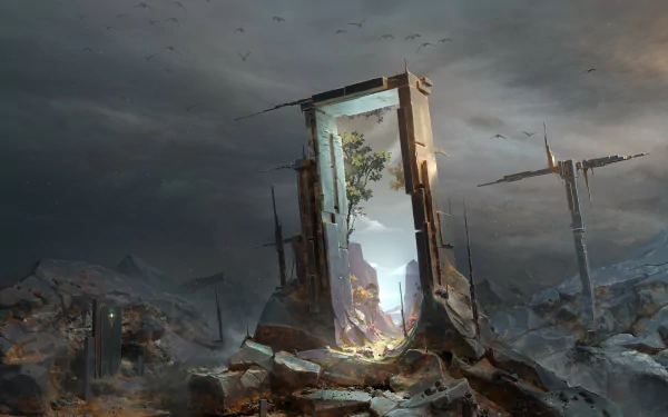 fantasy portal HD Desktop Wallpaper | Background Image