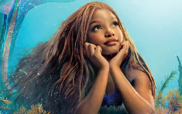 movie The Little Mermaid (2023) HD Desktop Wallpaper | Background Image
