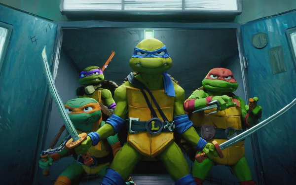 movie Teenage Mutant Ninja Turtles: Mutant Mayhem HD Desktop Wallpaper | Background Image