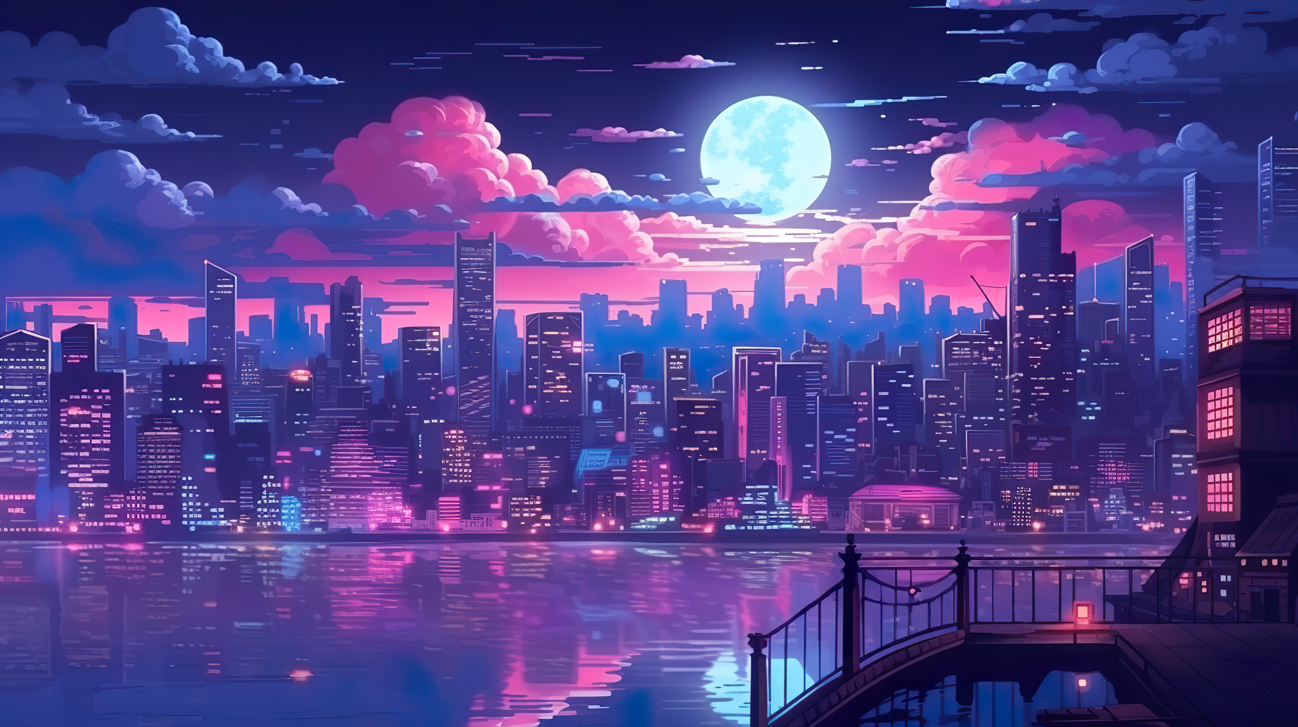 night city wallpaper desktop
