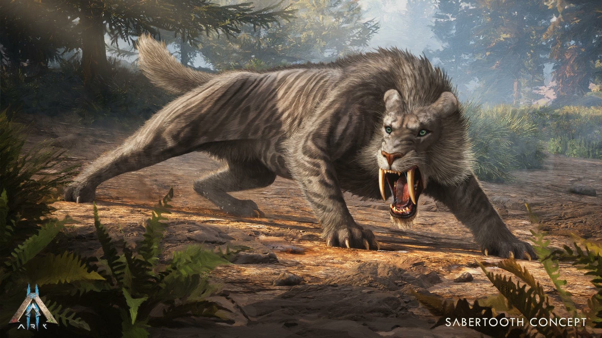 ARK Survival Sabertooth Wallpaper HD