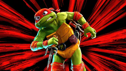 Raphael (TMNT) movie Teenage Mutant Ninja Turtles: Mutant Mayhem HD Desktop Wallpaper | Background Image