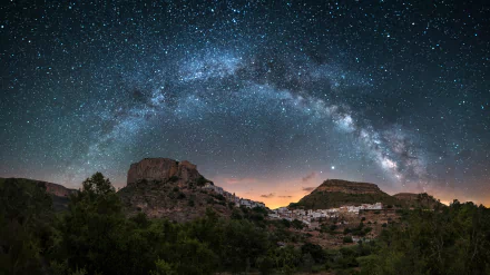  Night view of the Milky Way, Chulilla, Spain