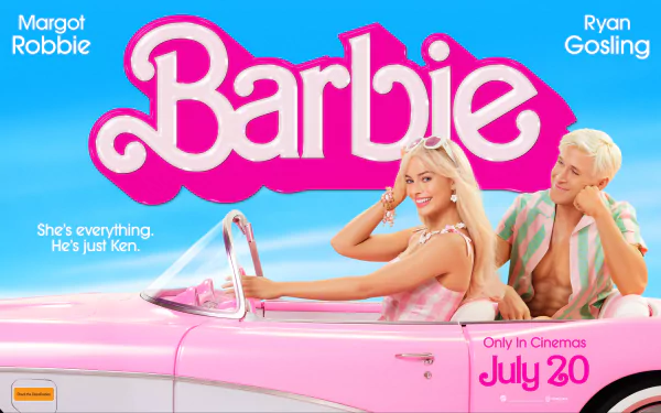 movie Barbie (2023) HD Desktop Wallpaper | Background Image