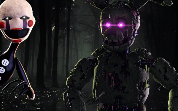  Springtrap and the Puppet by IK4Gamer