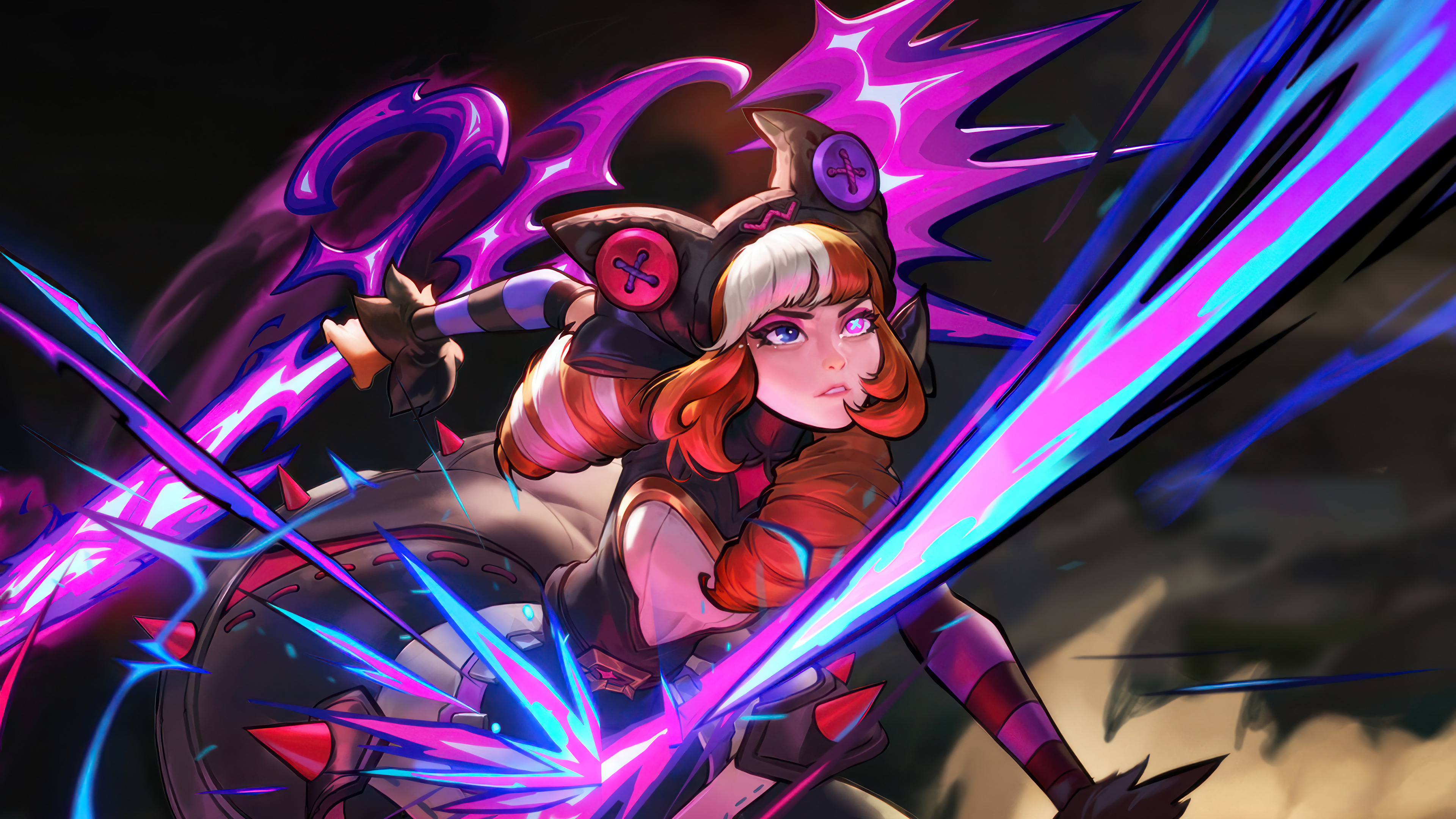 4K Pc Wallpaper League of Legends Fan Art Gwen