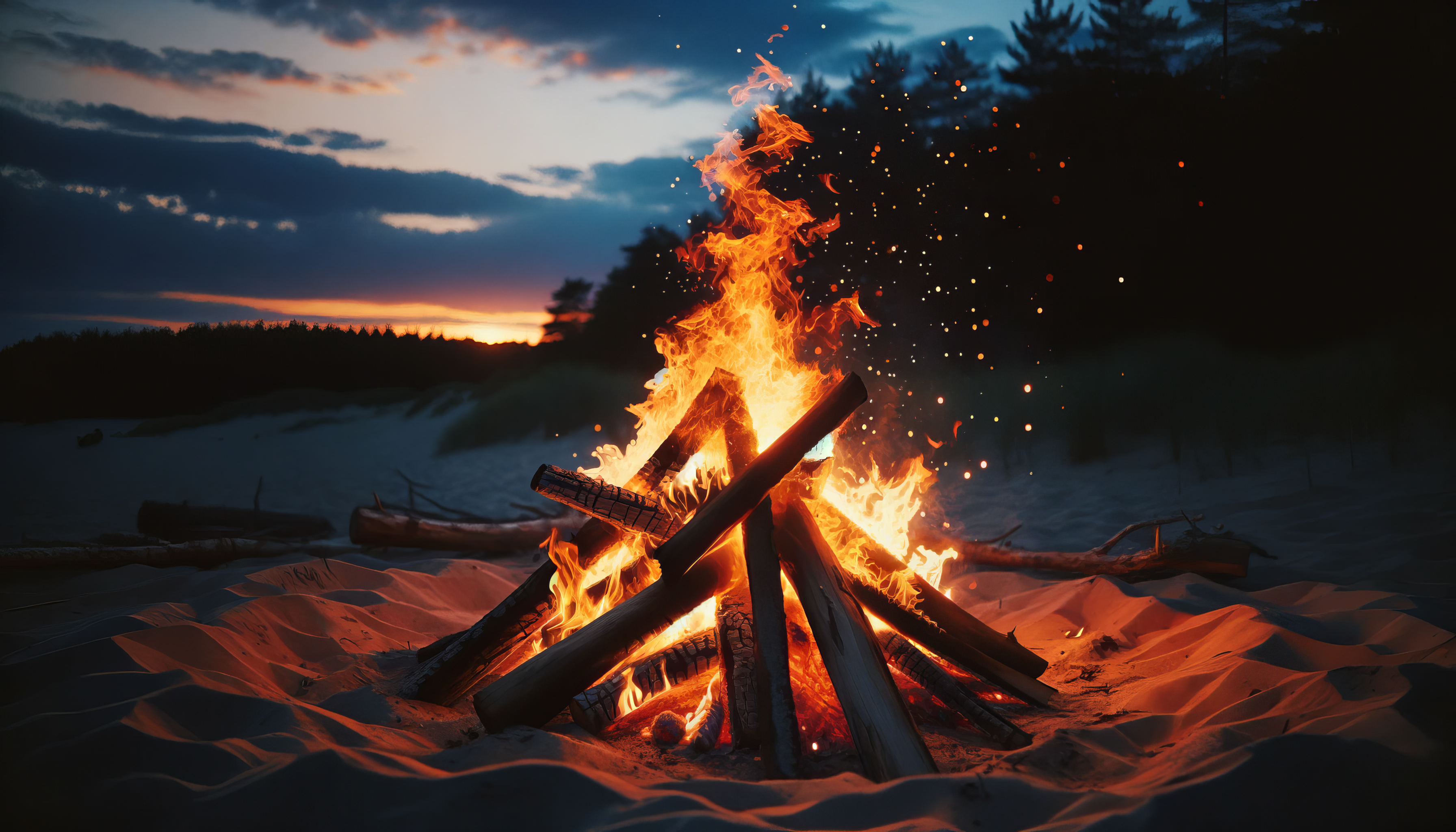 Bonfire at the Beach