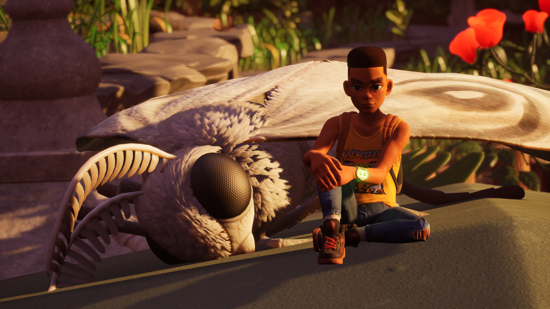 Grounded with a moth by Crash