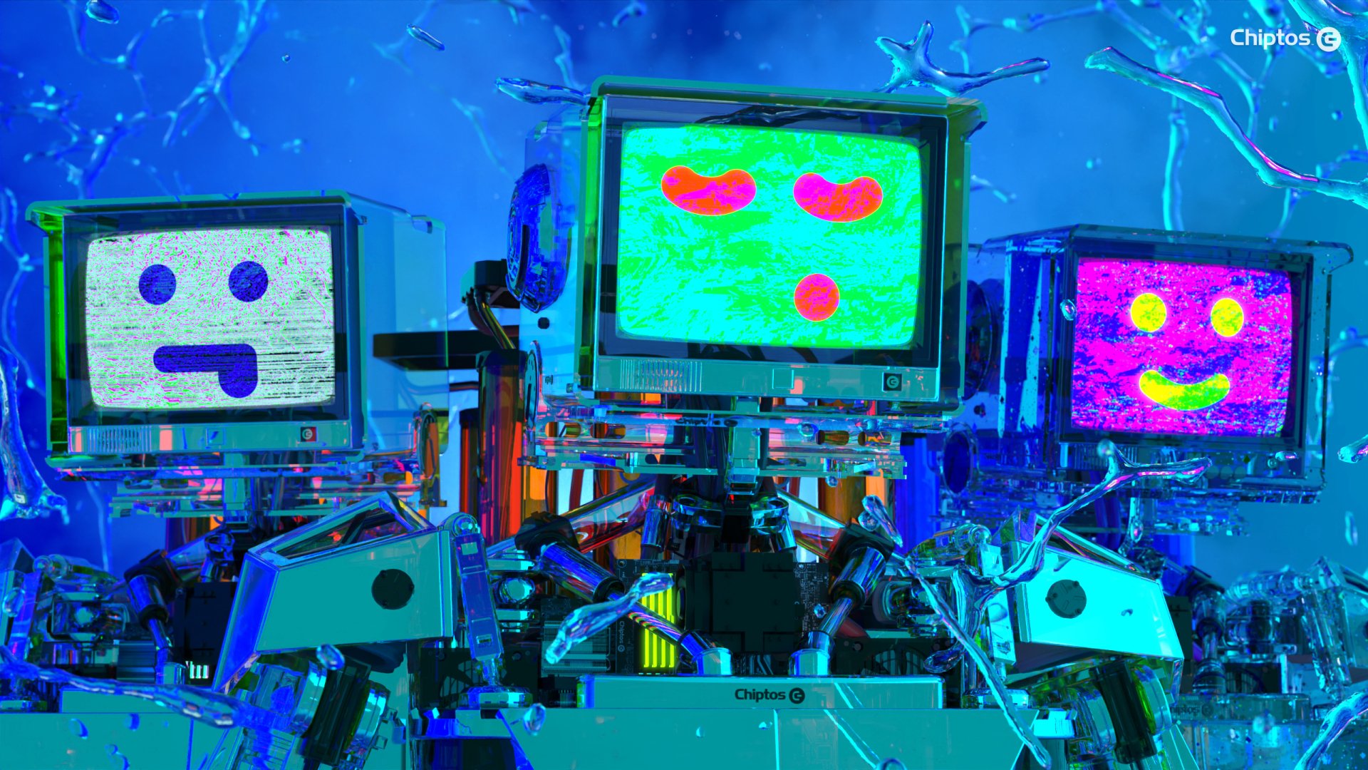 chiptos-x-3d-robot-crt-tv-head-monitor-4k-nft-wallpaper-desktop