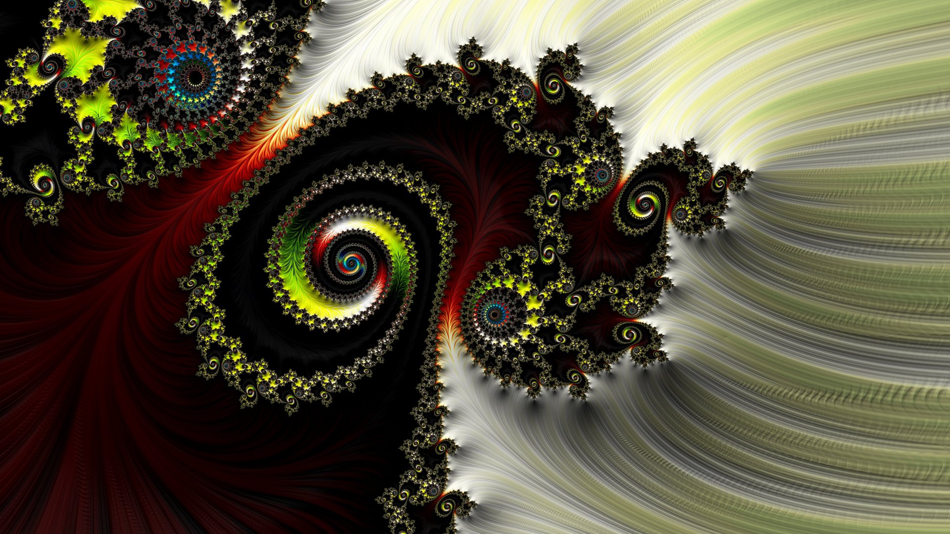 8k Trippy Psychedelic Fractal Wallpaper by Dr-Pen