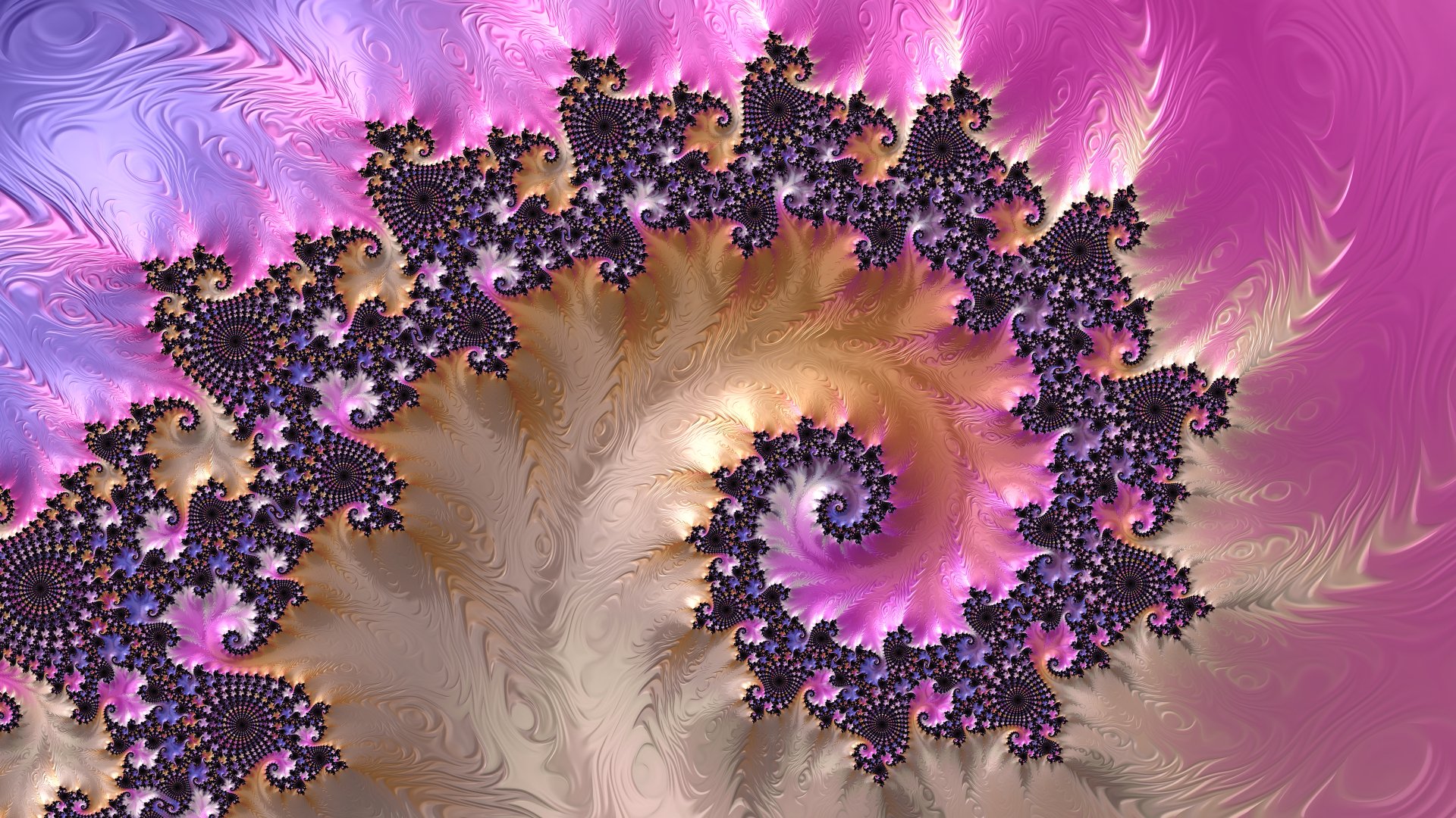 8k Trippy Psychedelic Fractal Wallpaper by Dr-Pen