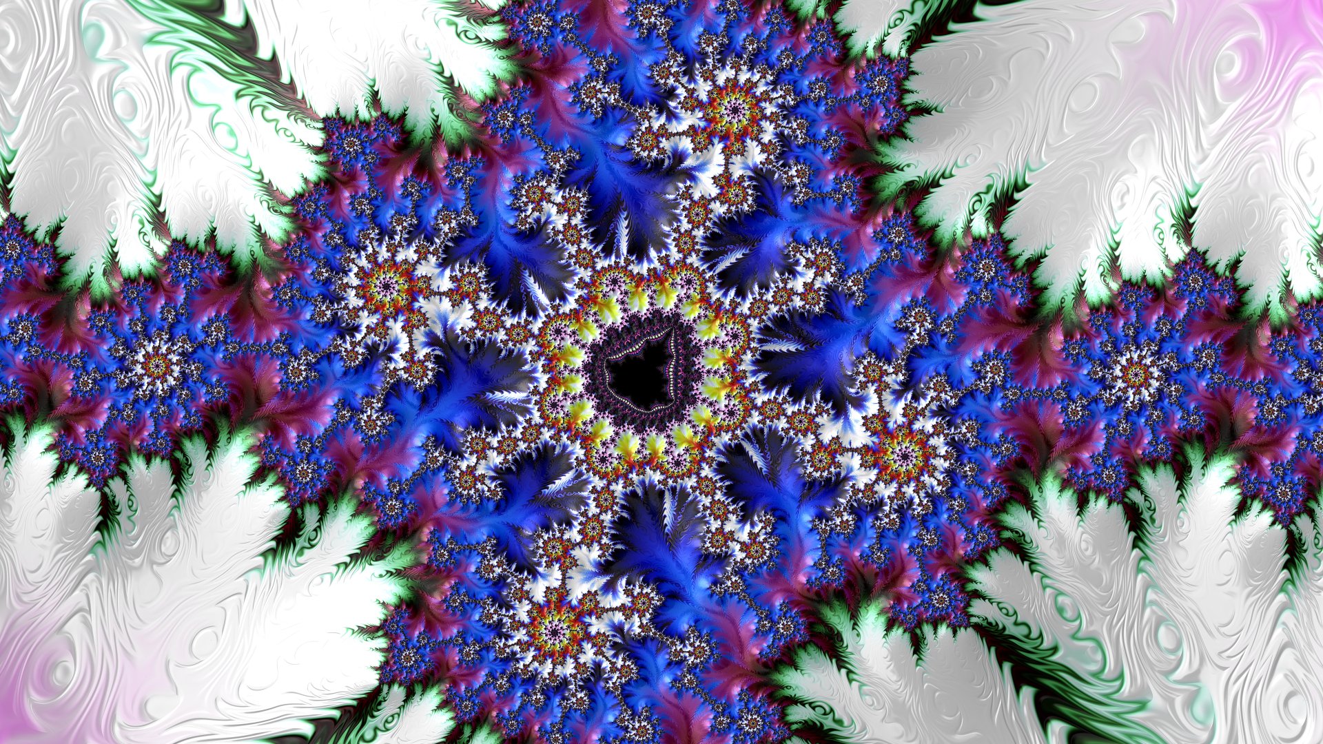 8k Trippy Psychedelic Fractal Wallpaper by Dr-Pen