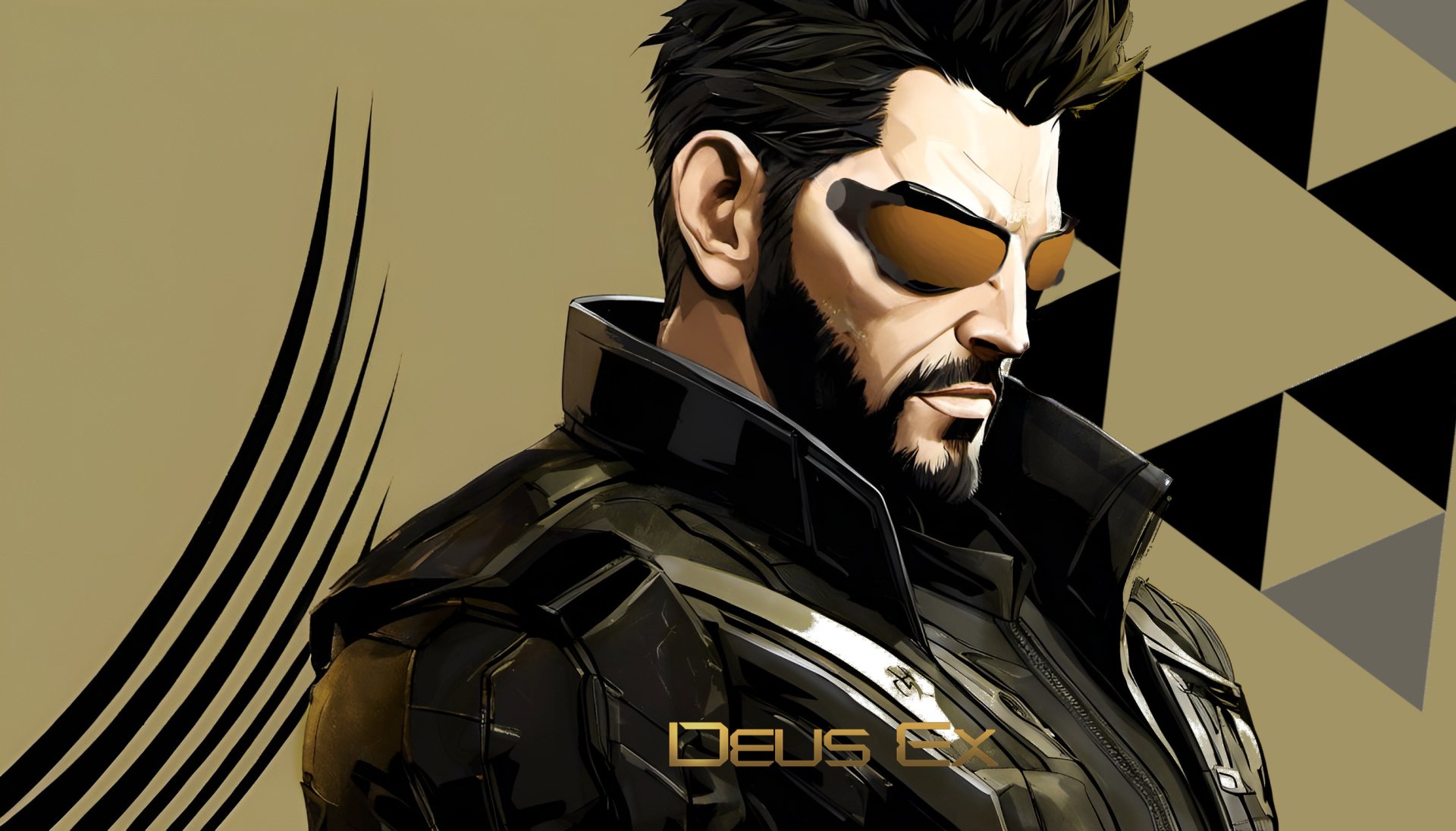 Adam Jensen Deus Ex by kingbonj