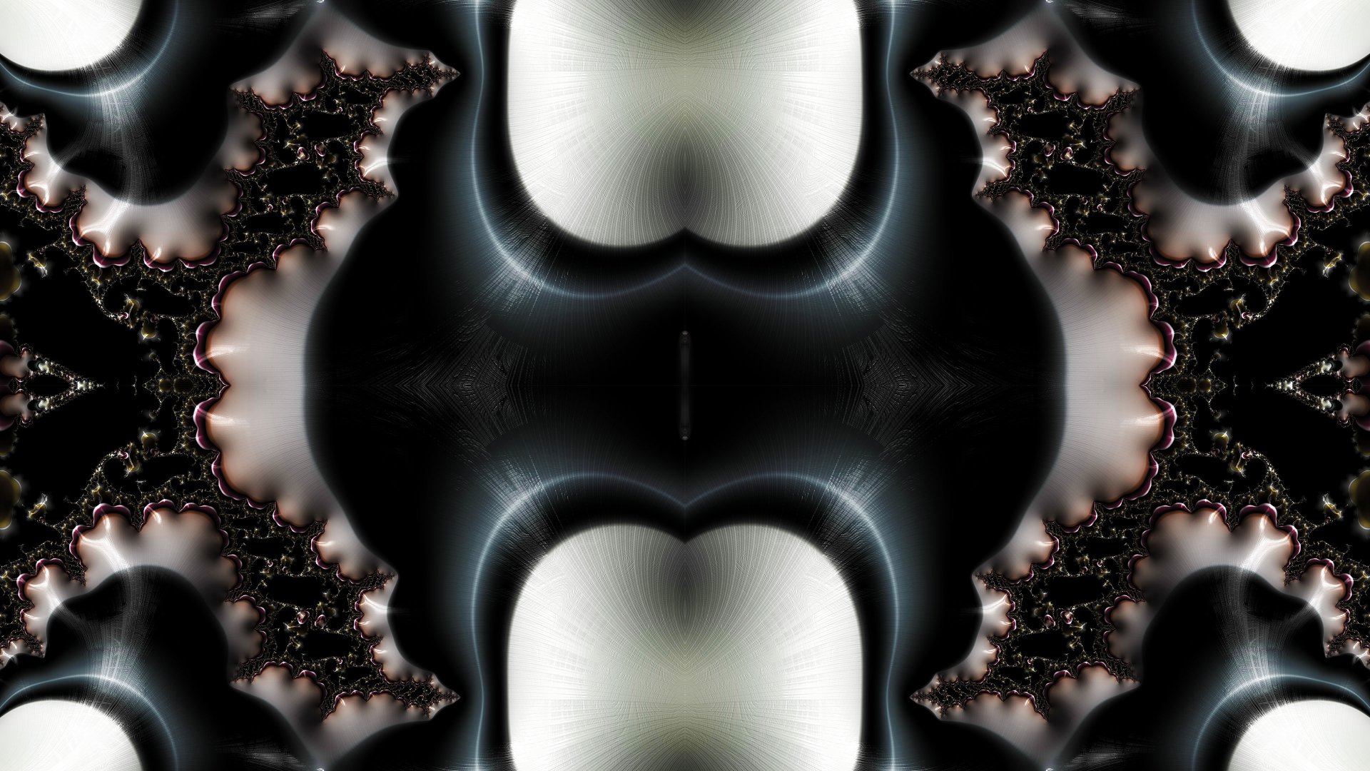 Trippy Psychedelic Fractal Wallpaper by Dr-Pen