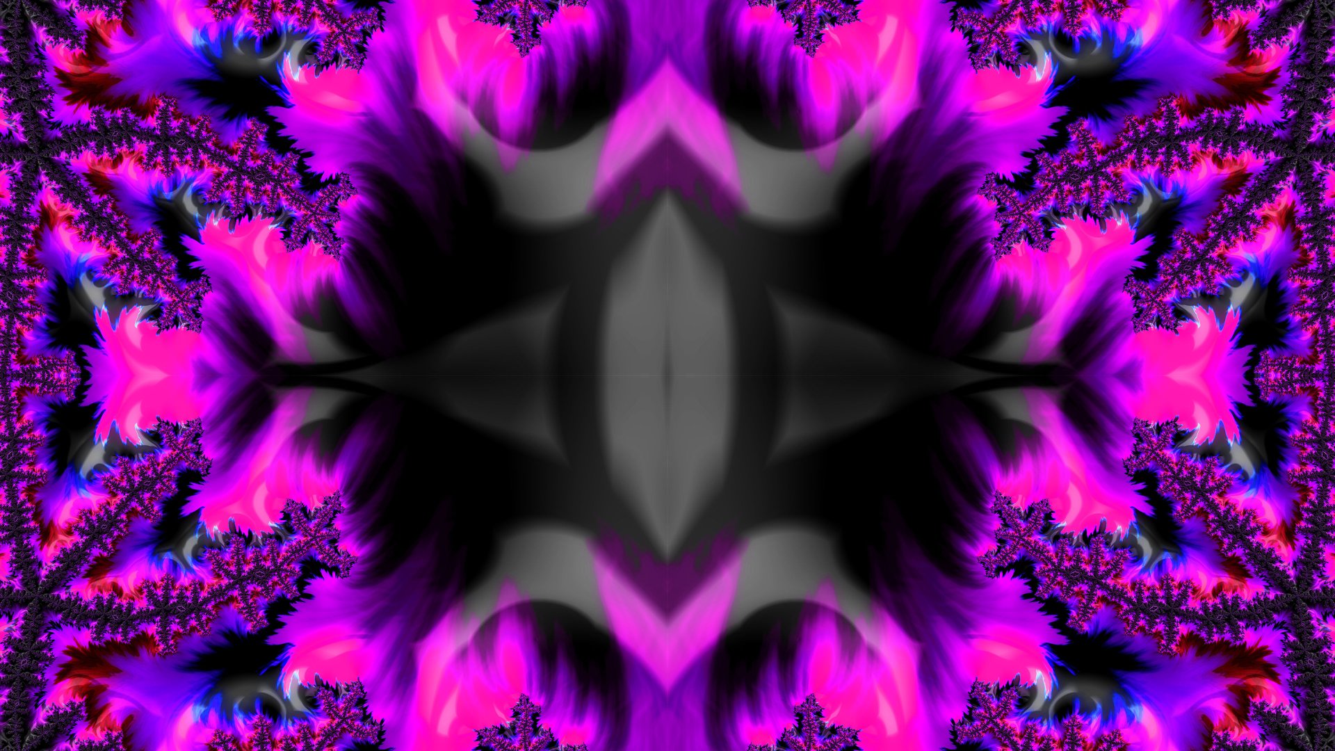 Trippy Psychedelic Fractal Wallpaper by Dr-Pen