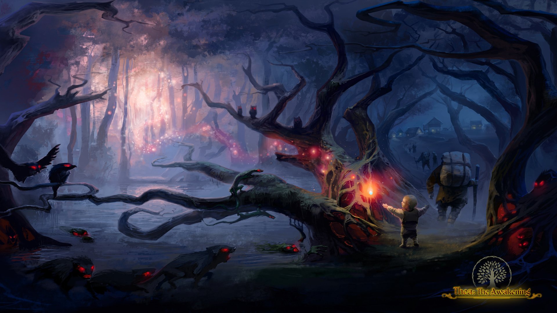 Download Swamp Villagers Video Game Thea: The Awakening 4k Ultra HD Wallpaper