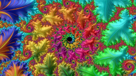  8k Trippy Psychedelic Fractal Wallpaper