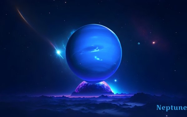 Sci Fi Neptune Space Planet HD Wallpaper | Background Image