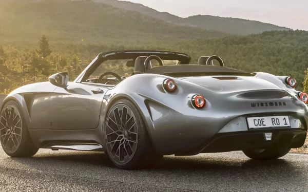 A sleek Wiesmann Project Thunderball roadster as a stunning HD desktop wallpaper.