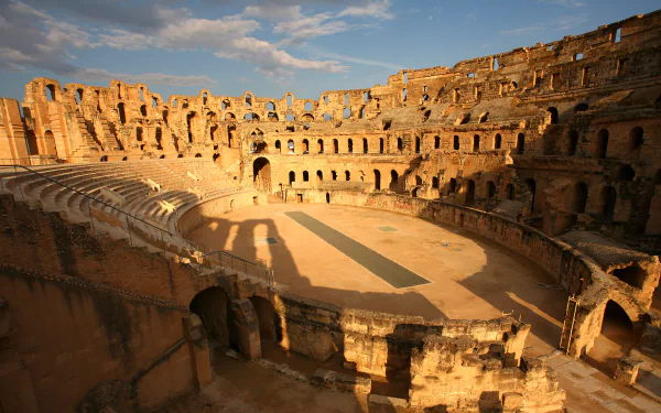  Amphitheatre of El Jem, Tunisia