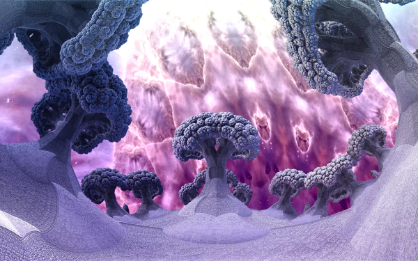  8k 3d Trippy Psychedelic Space Fractal