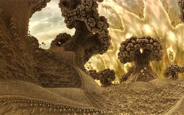  8k 3d Trippy Psychedelic Space Fractal