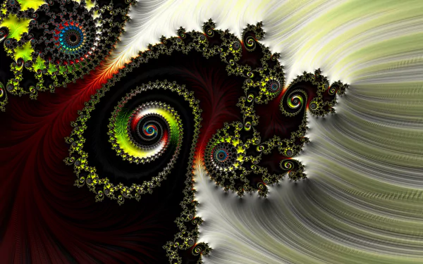  8k Trippy Psychedelic Fractal Wallpaper