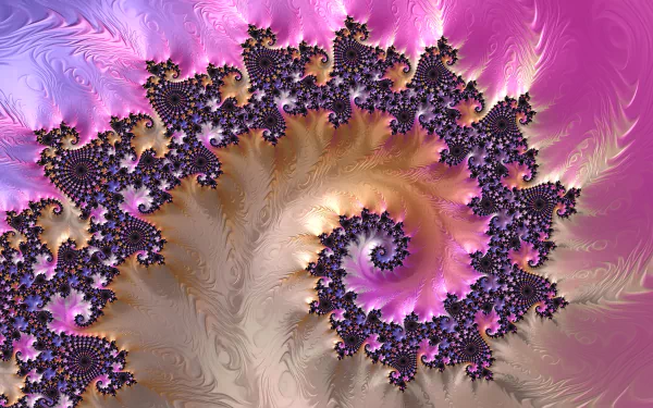  8k Trippy Psychedelic Fractal Wallpaper