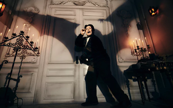 Harvey Guillén TV Show What We Do in the Shadows HD Desktop Wallpaper | Background Image