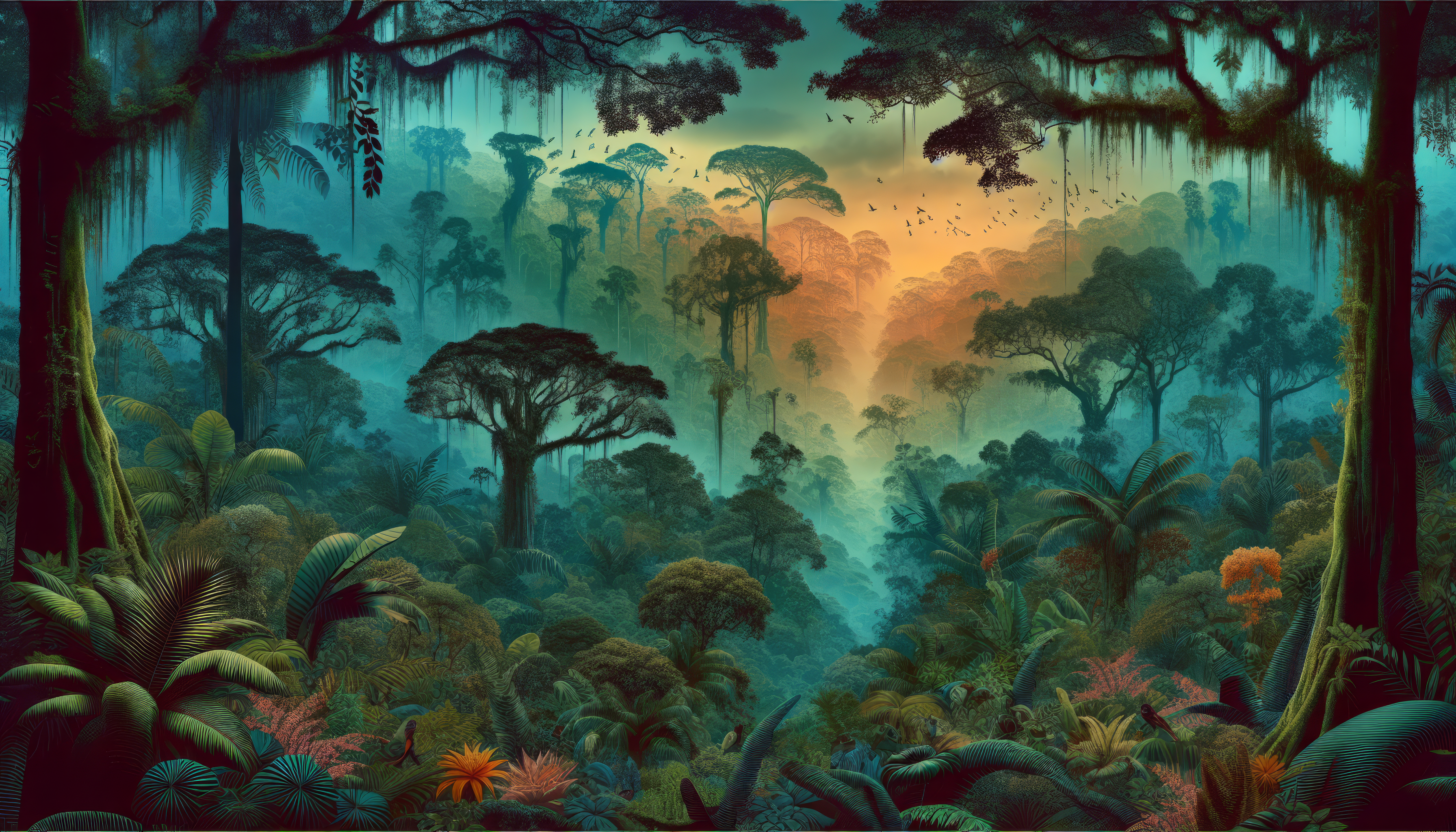 rainforest background hd