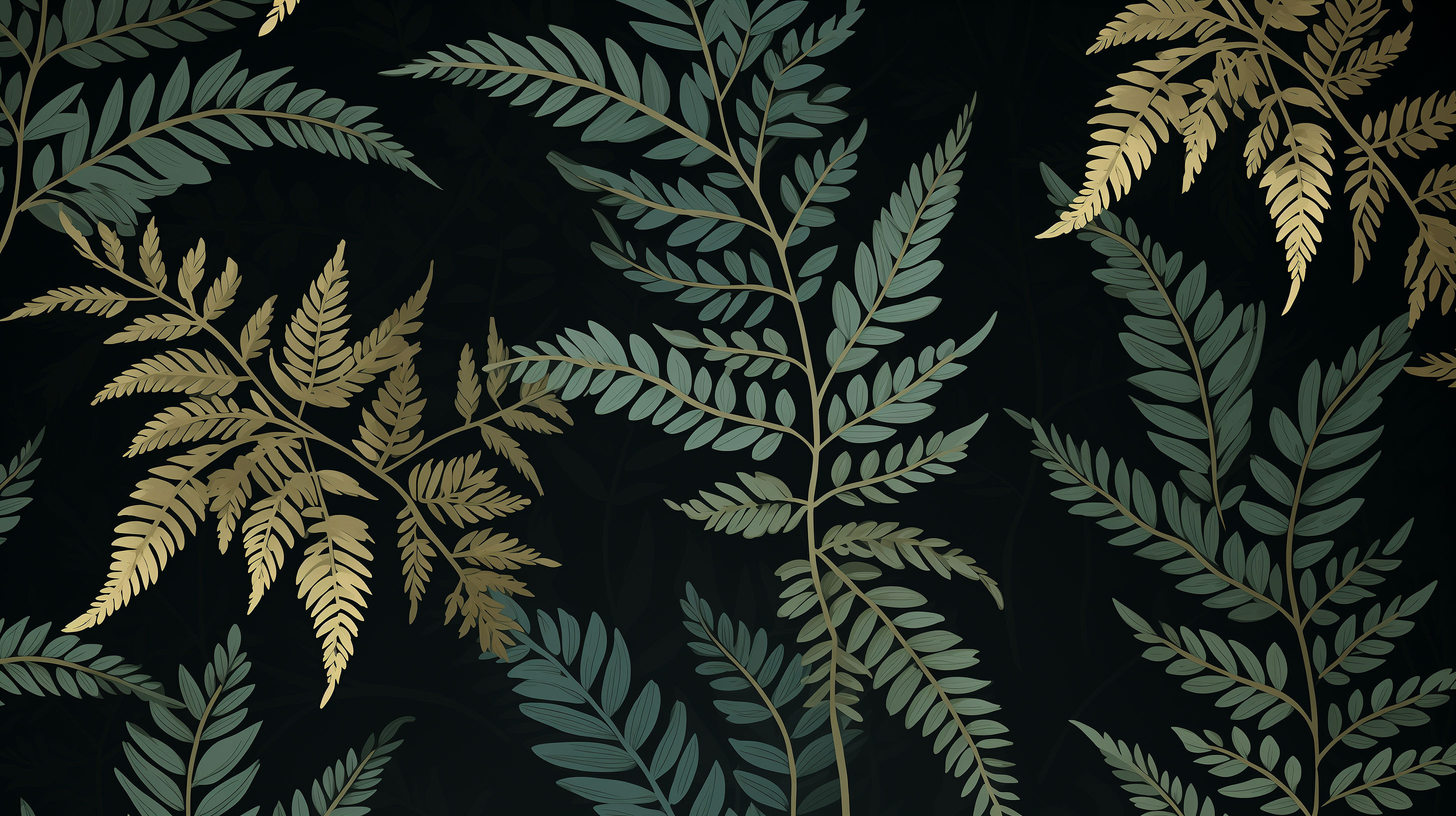 ME1584 - Magnolia Home - Wallpaper Forest Fern