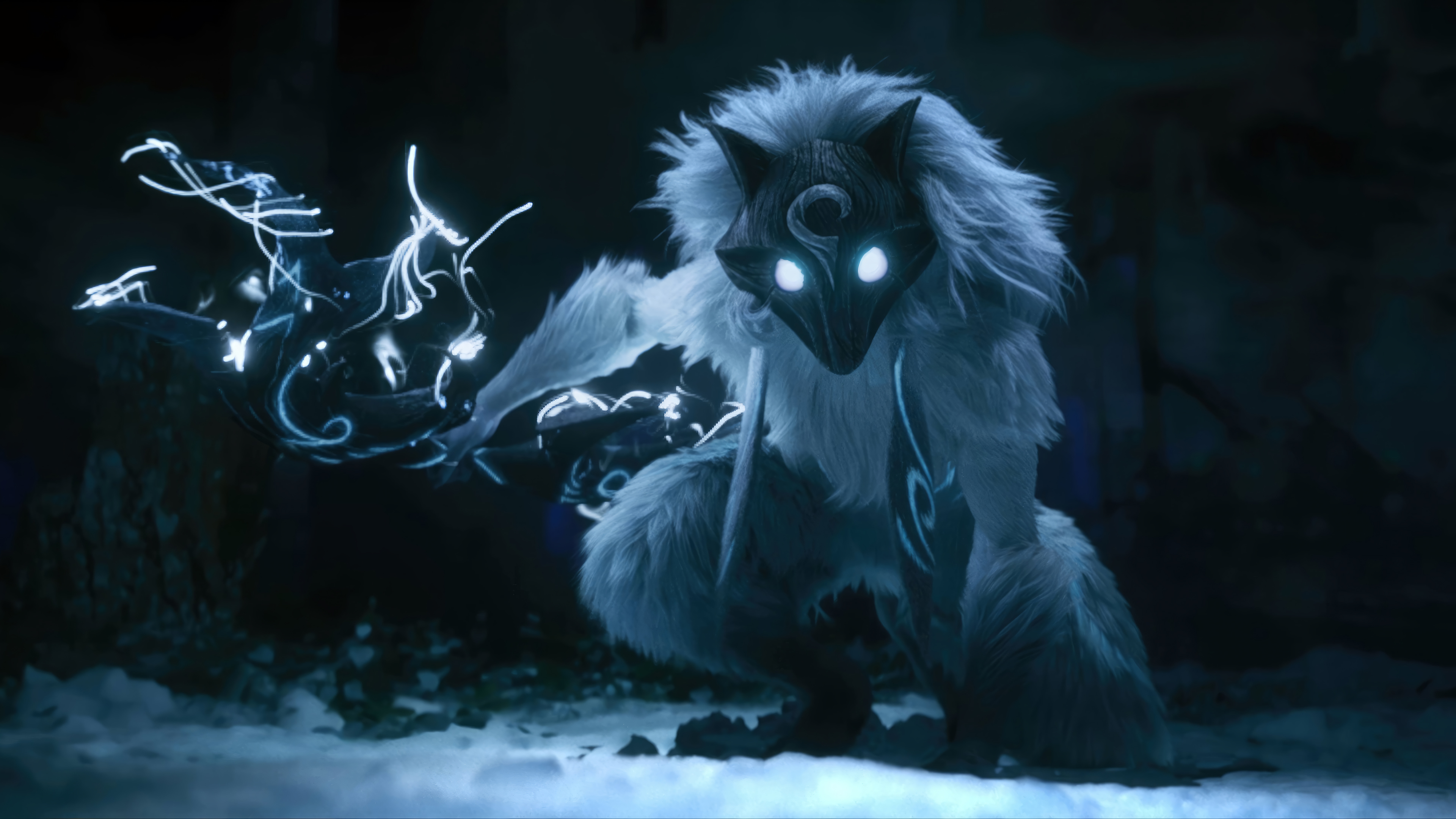 Kindred League Of Legends HD Wallpaper Enigmatic Duo   1348541 