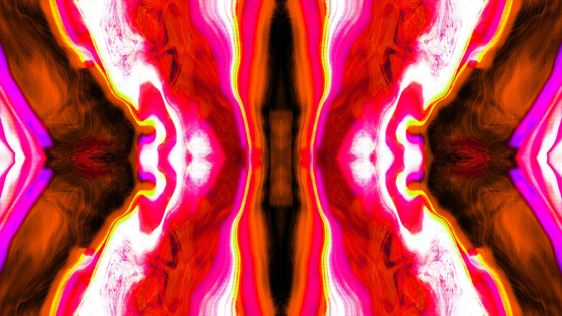 Trippy Psychedelic Fractal 4k Desktop Wallpaper by Dr-Pen