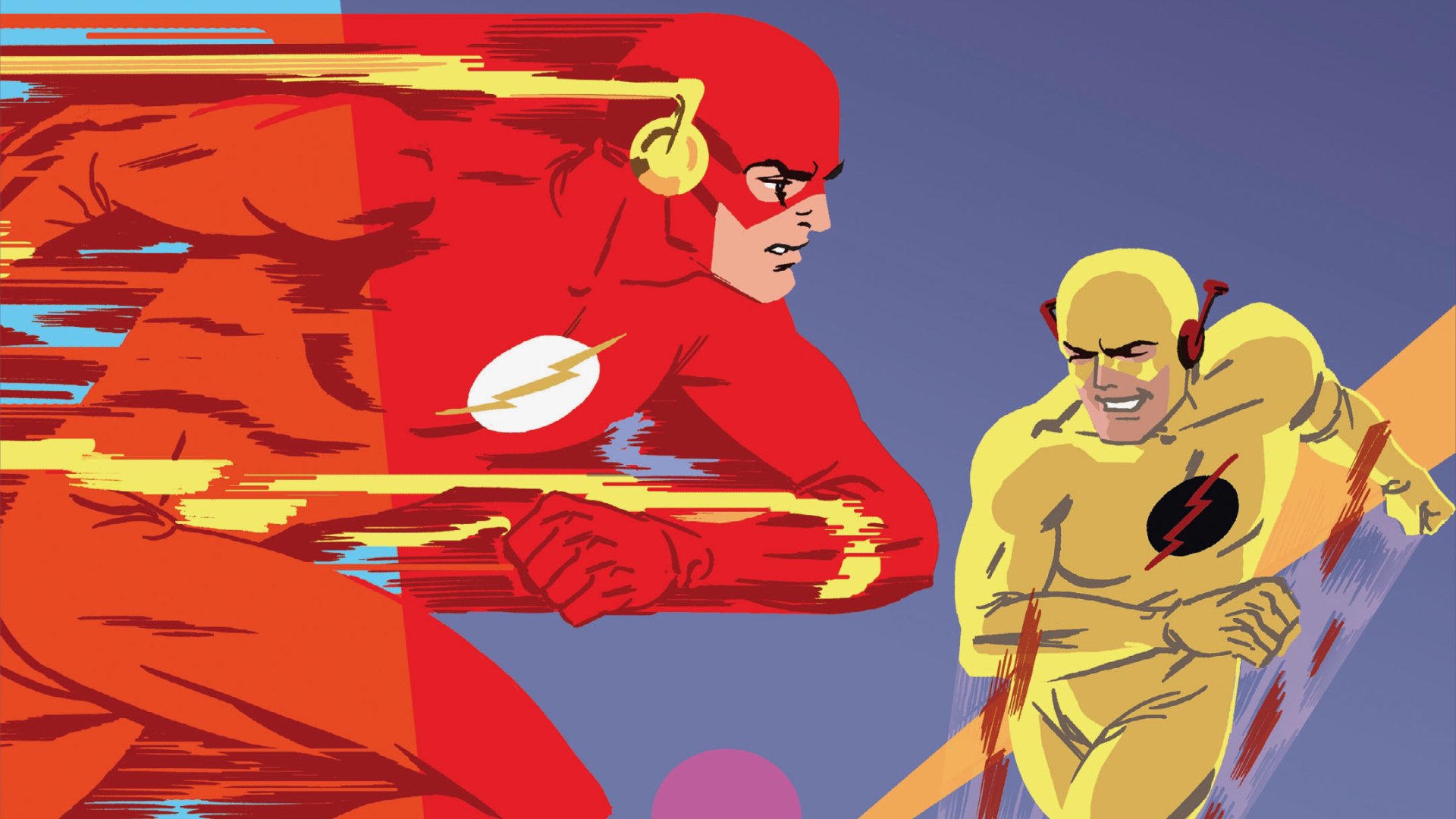 Download Comic Flash HD Wallpaper by Darwyn Cooke