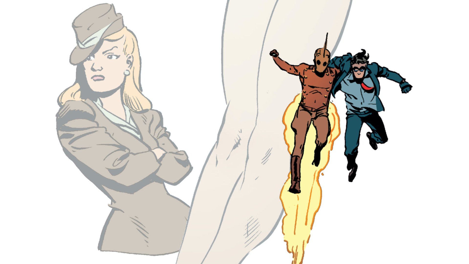 Download Comic Rocketeer/The Spirit: Pulp Friction HD Wallpaper