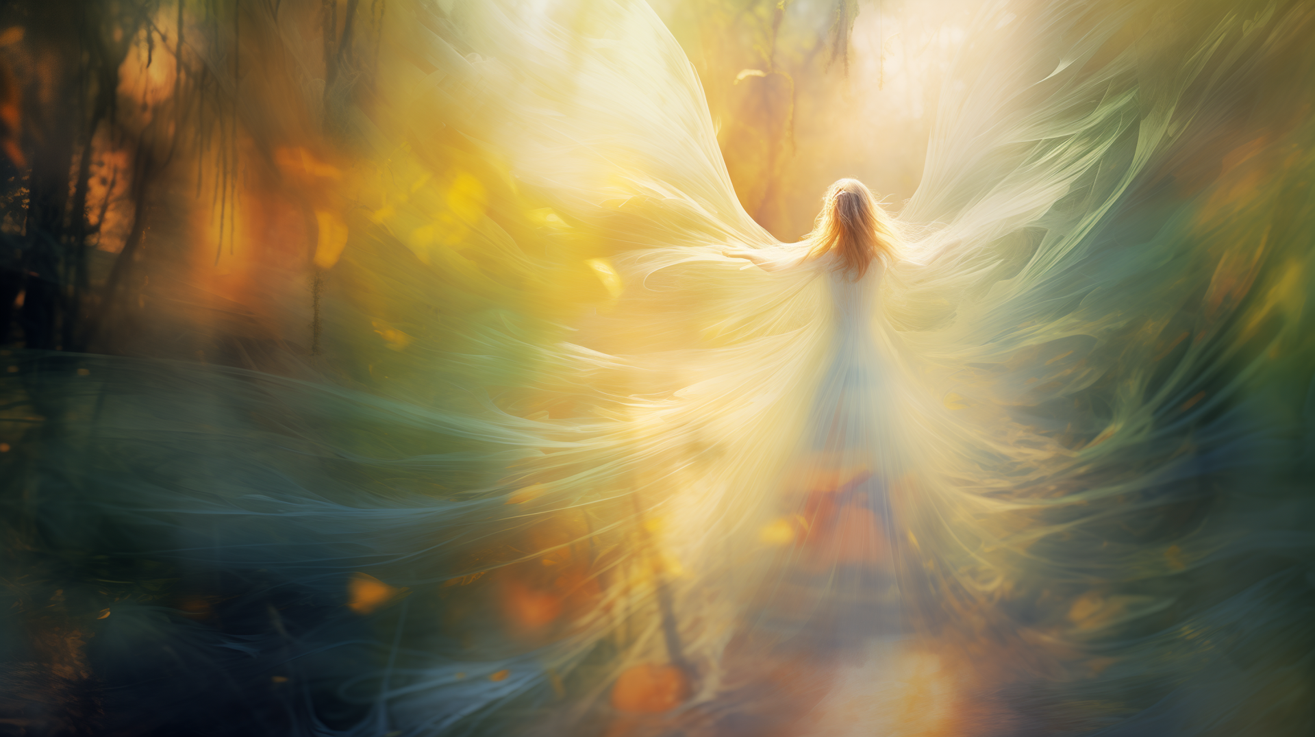 Download Fairy Forest Fantastic Colorful AI Art HD Wallpaper