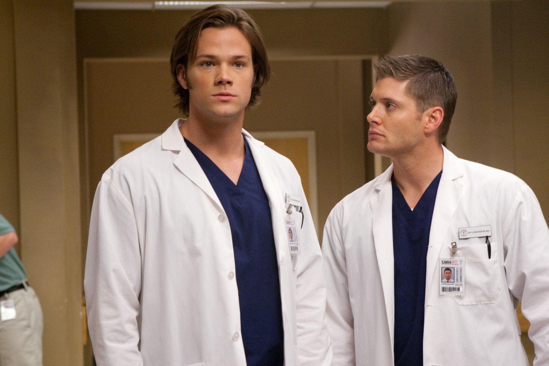 Download Jared Padalecki Jensen Ackles Dean Winchester Sam Winchester TV Show Supernatural (TV Show) HD Wallpaper