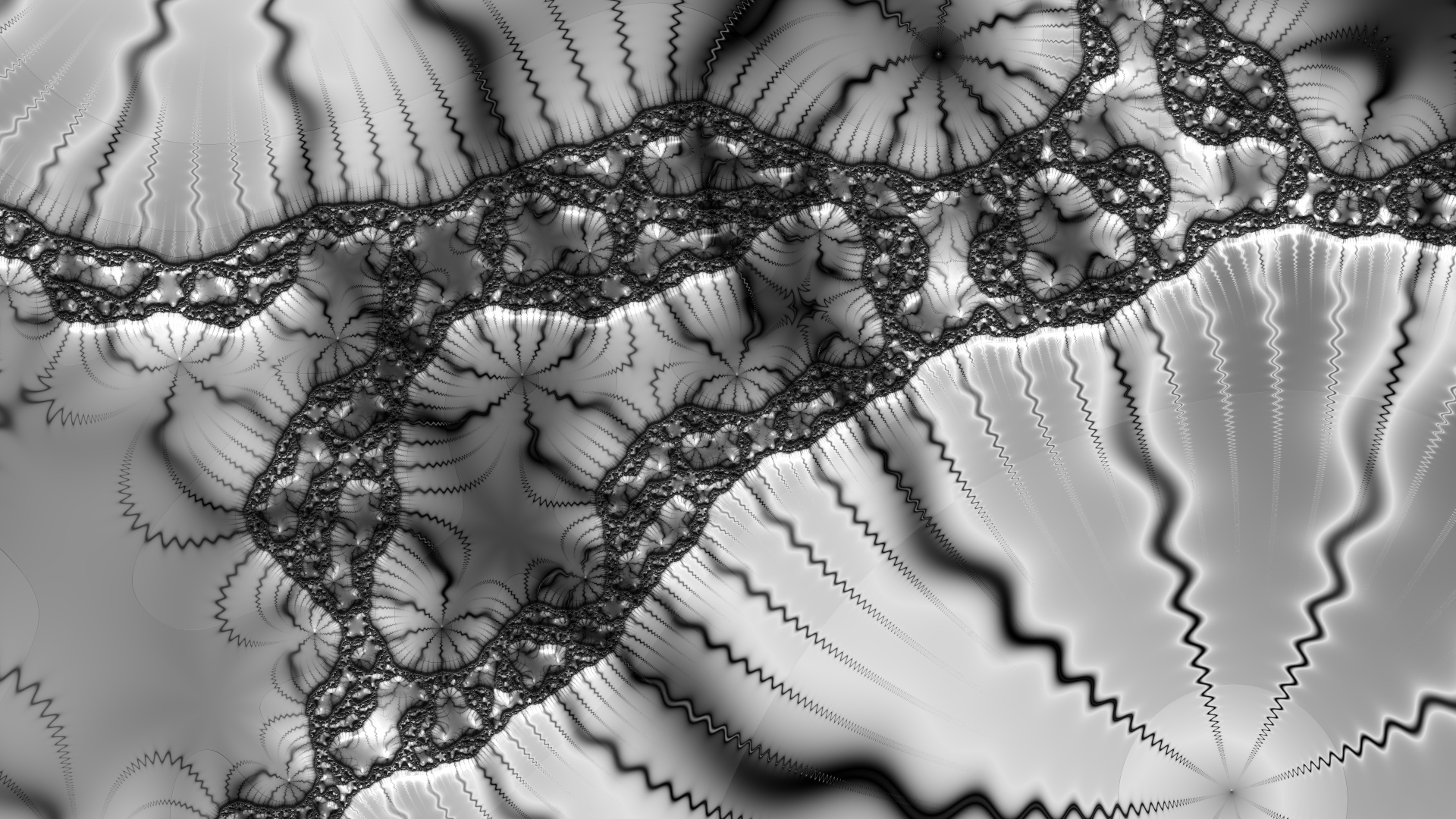 Trippy Psychedelic Fractal Wallpaper by Dr-Pen